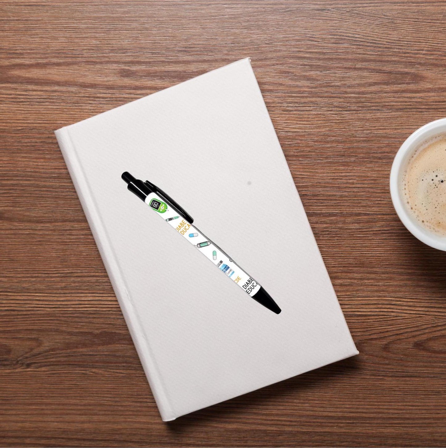 Certified Diabetes Educator black ink ballpoint refillable pen cde educator nurse gift pen gift dietitian graduation diabetes educator gift