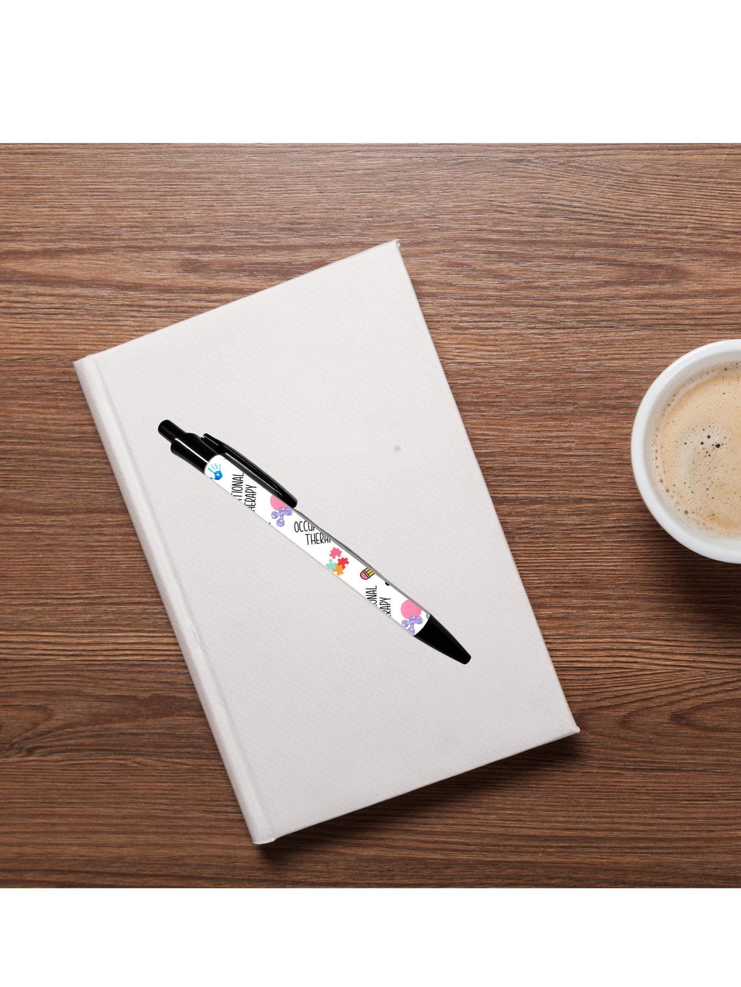 Occupational Therapist black ink ballpoint refillable pen OT pen Occupational therapy student pen graduation gift Occupational therapy pen