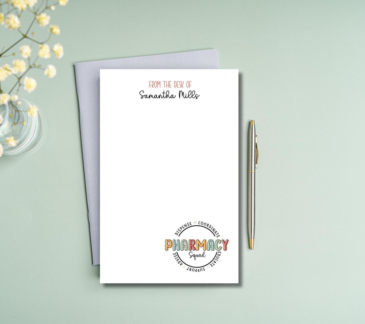 Pharmacy Squad Notepad - Pharmacist Gift