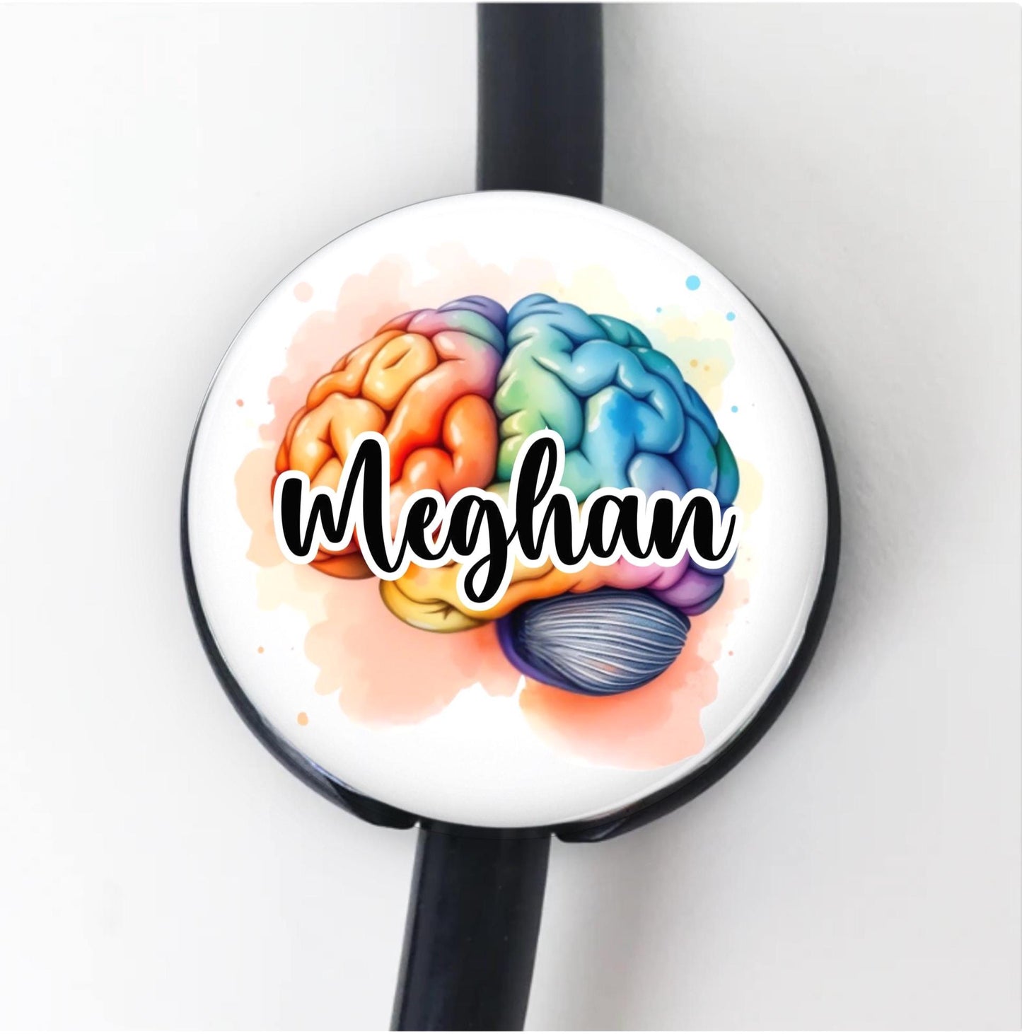 Personalized Neurology Stethoscope ID Tag Littman Stethoscope Id Tag Psychiatry Custom Nurse Gift RN Medical Accessory Hospital Staff Gift