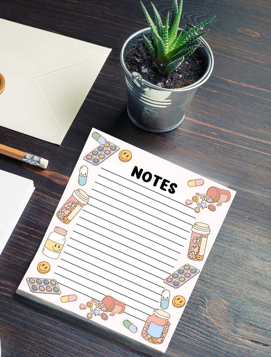 Retro Pharmacy Notepad - Pharmacist Gift
