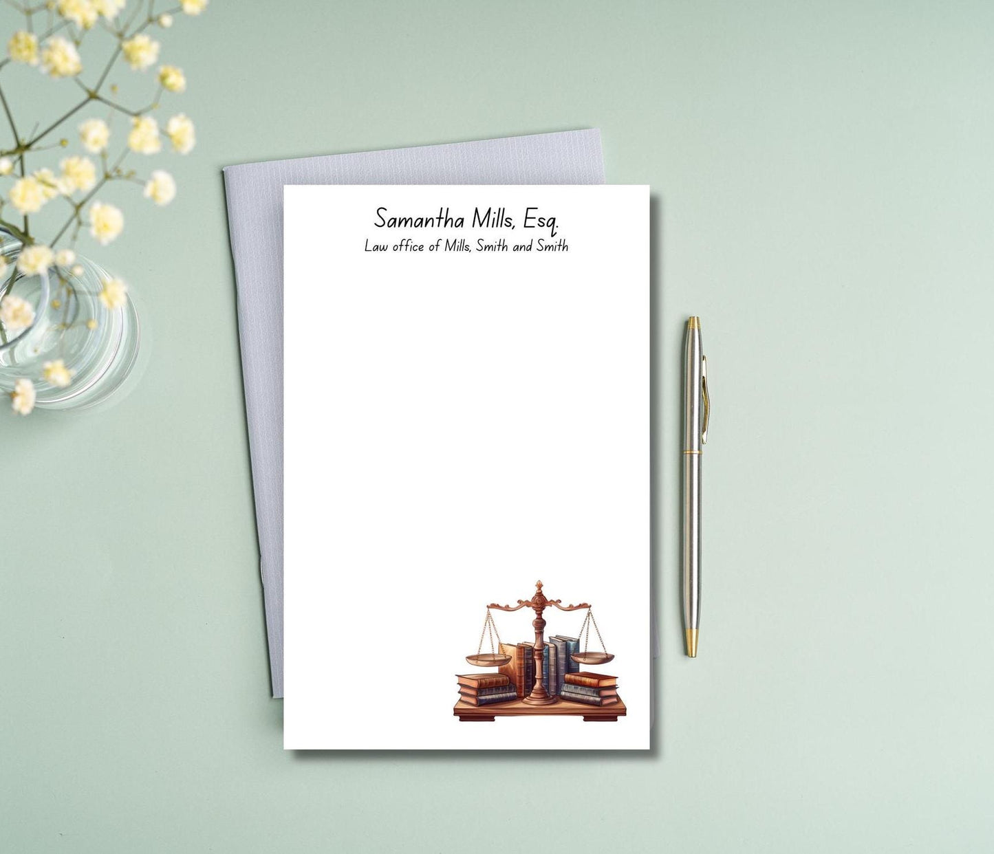 Lawyer Notepad - Attorney Gift