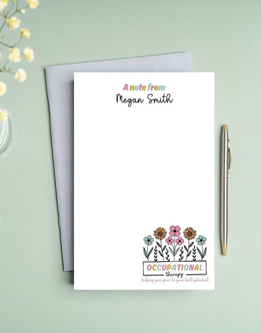 Occupational Therapist Notepad - OT Gift