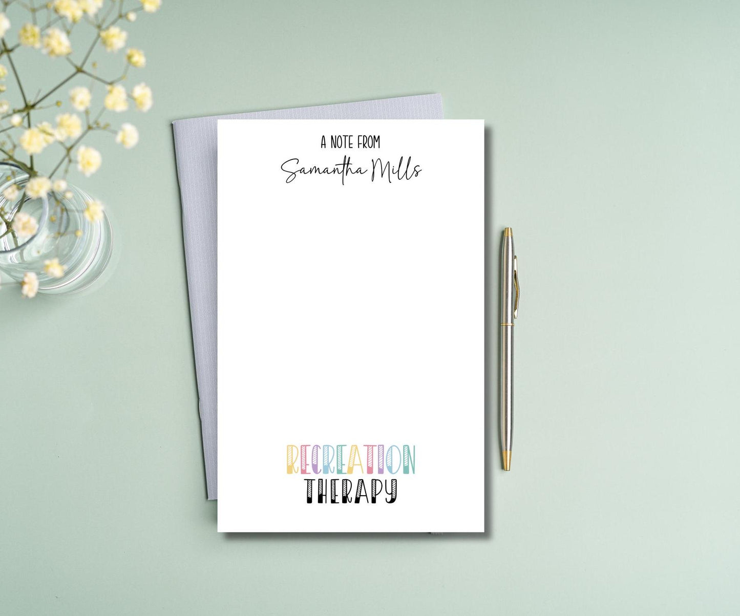 Recreation Therapist Notepad | RT RTA Gift