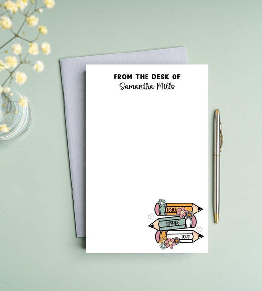 Teacher Notepad - Inspire Love Teach | Gift