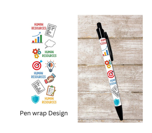 Human Resources ballpoint pen black ink HR pen gift graduation corporate student stationery gift for retractable pen HR professional gift