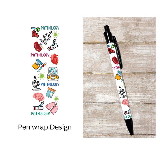 Pathology black ink ballpoint refillable pen Pathologist pen Pathologists' student pen graduation gift Pathology doctor pen appreciation