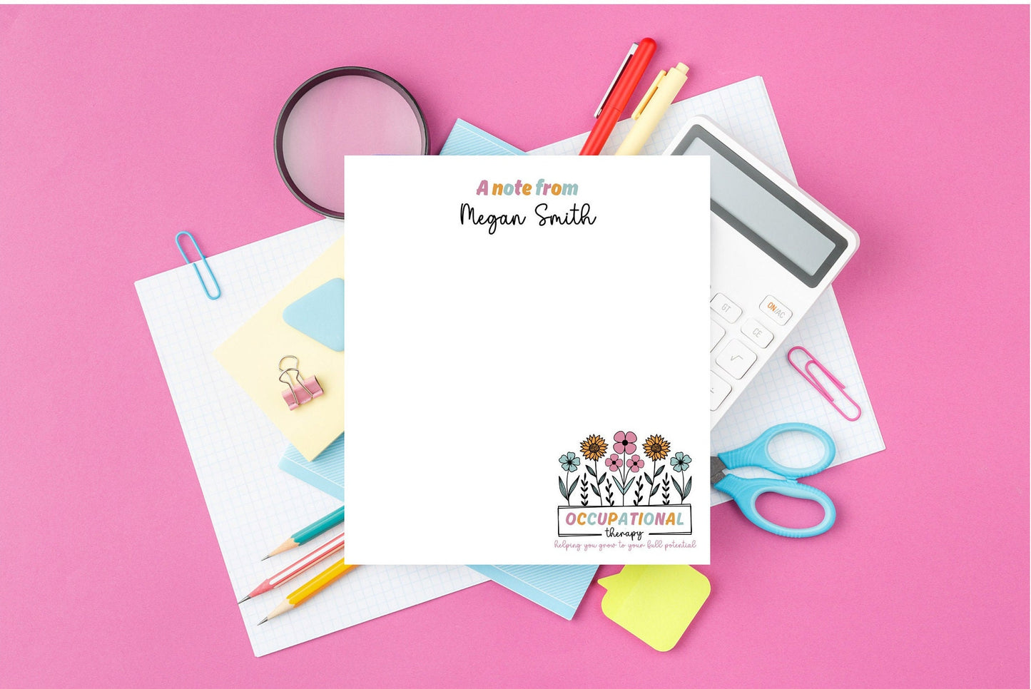 Occupational Therapist Notepad - OT Gift