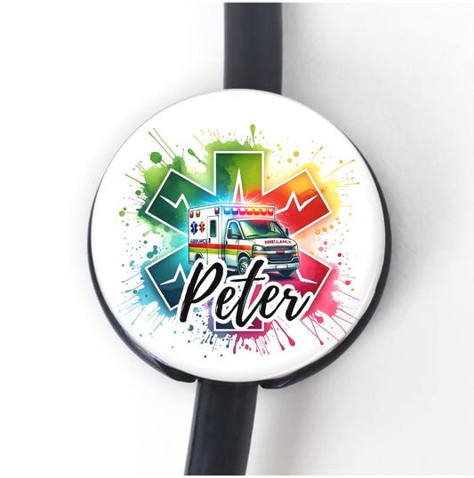 Personalized Stethoscope ID Tag Littman Stethoscope Tag Med School Custom Nurse Gift Paramedic Medical Accessory Hospital Staff Gift Emerg