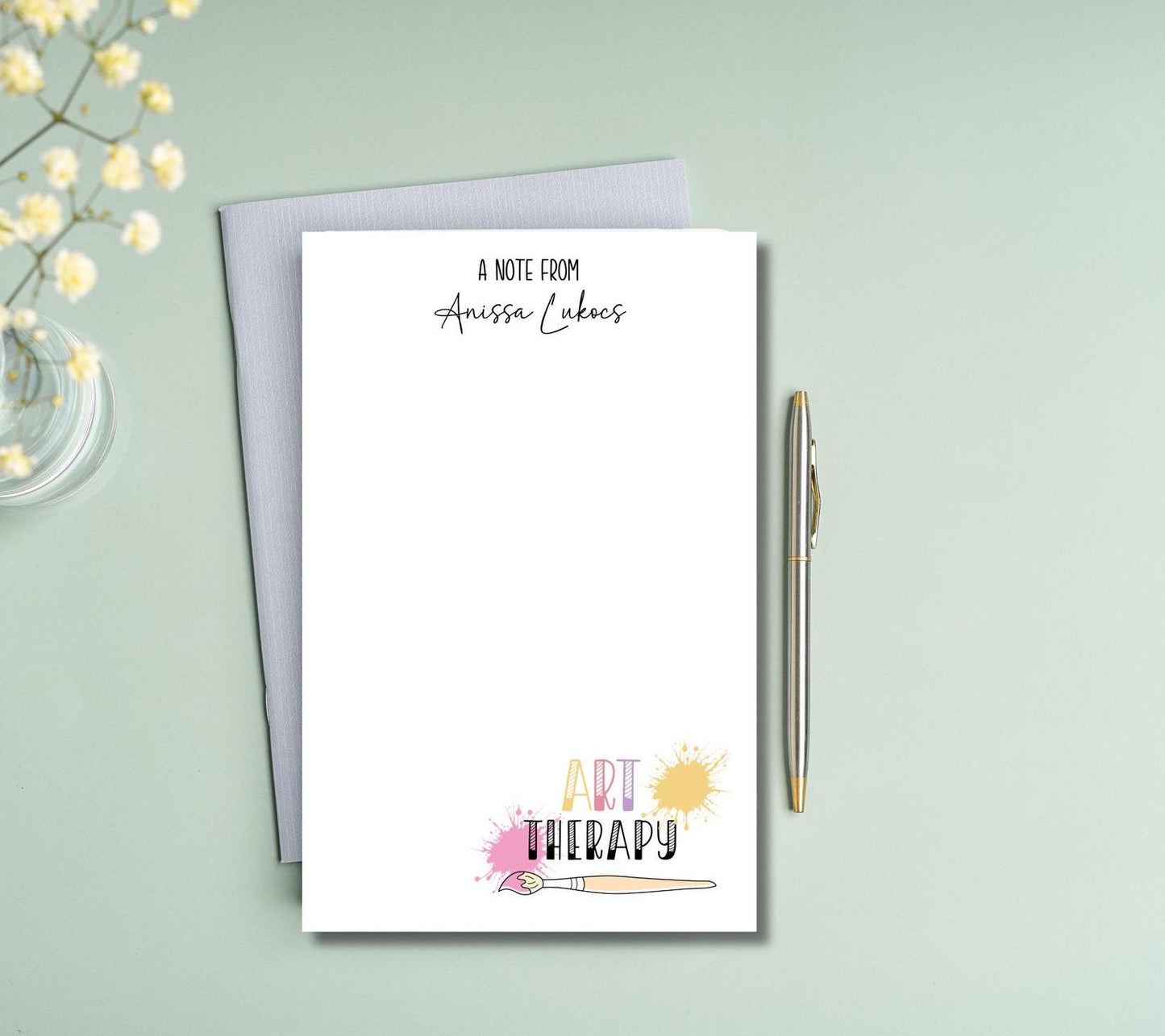 Art Therapist Notepad - Art Therapy Gift