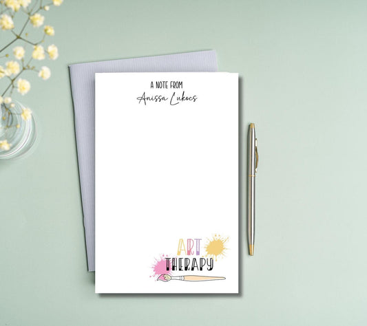 Art Therapist Notepad - Art Therapy Gift