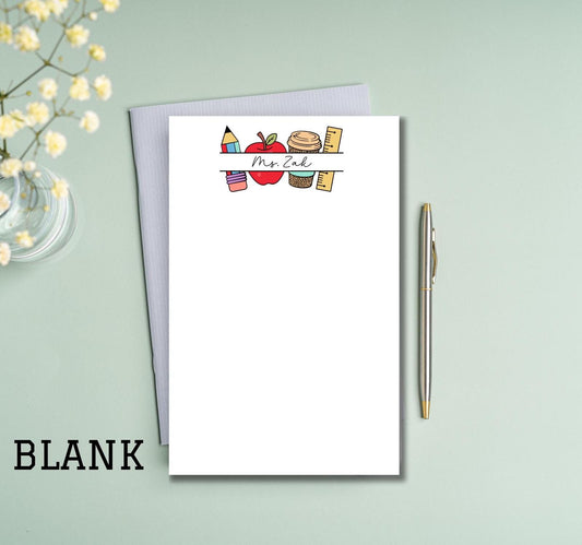 Teacher Notepad - Personalized Gift | Classroom Organizer