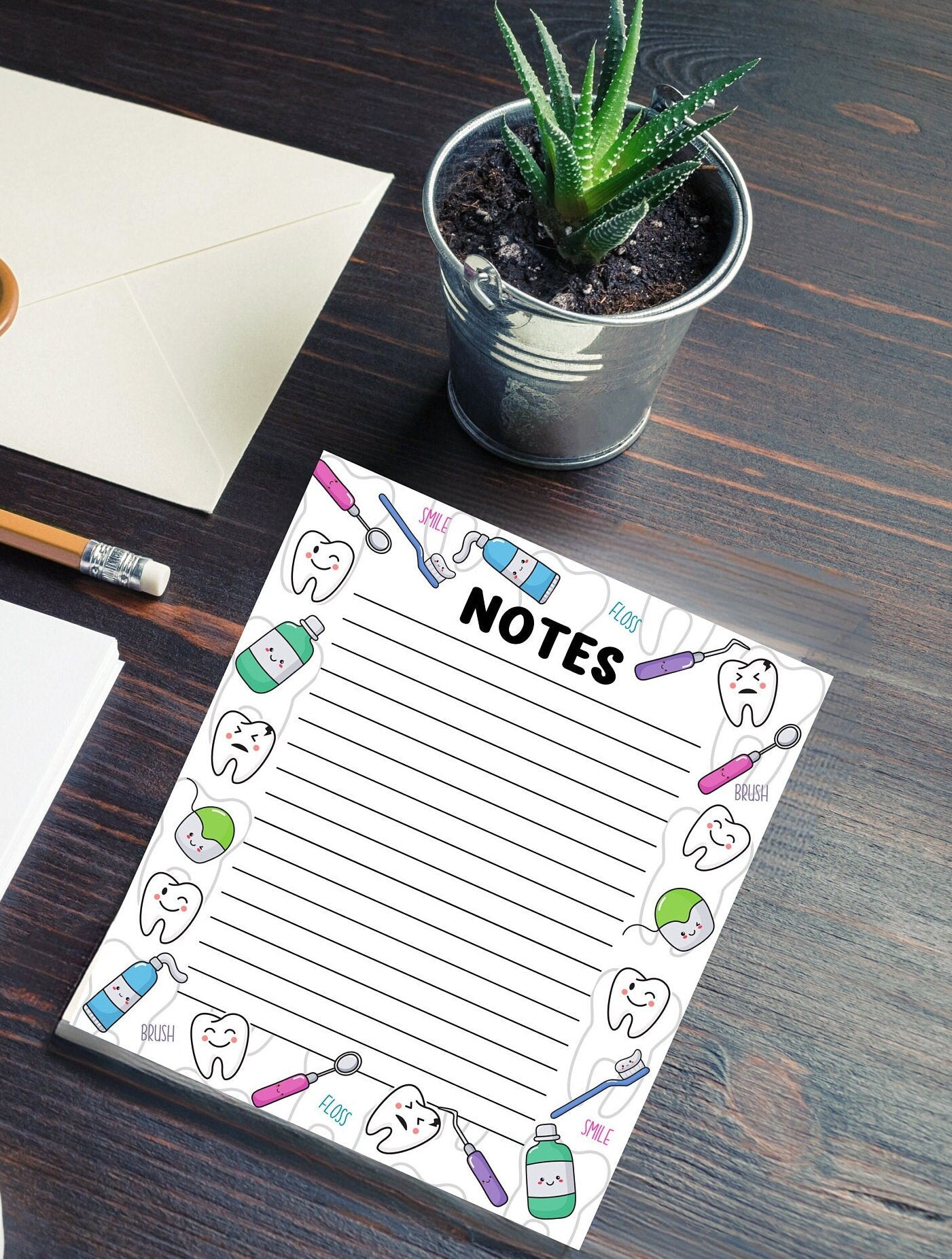 Dentistry Notepad - Dental Hygienist Gift