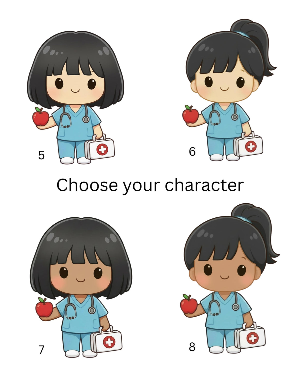 Custom Reversible School Nurse Badge Buddy, Personalized Nursing Flip Reel, Double-Sided Education Themed ID Card Public Health Nurse