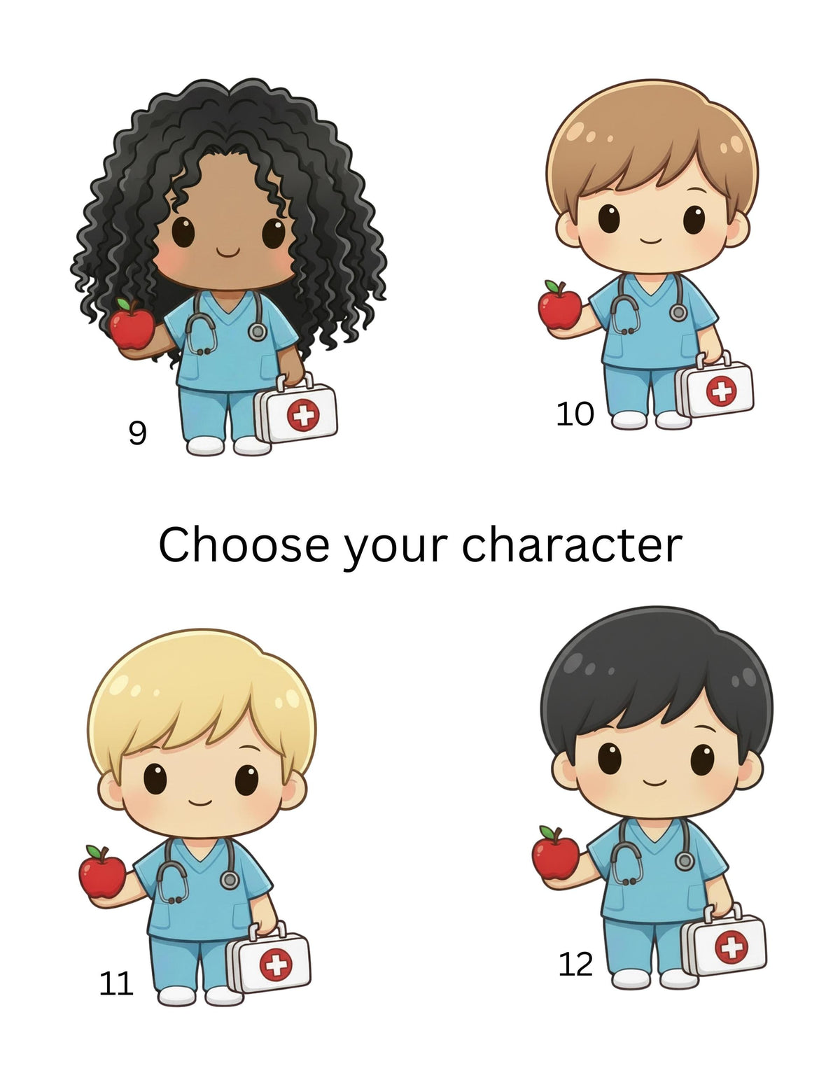 Custom Reversible School Nurse Badge Buddy, Personalized Nursing Flip Reel, Double-Sided Education Themed ID Card Public Health Nurse