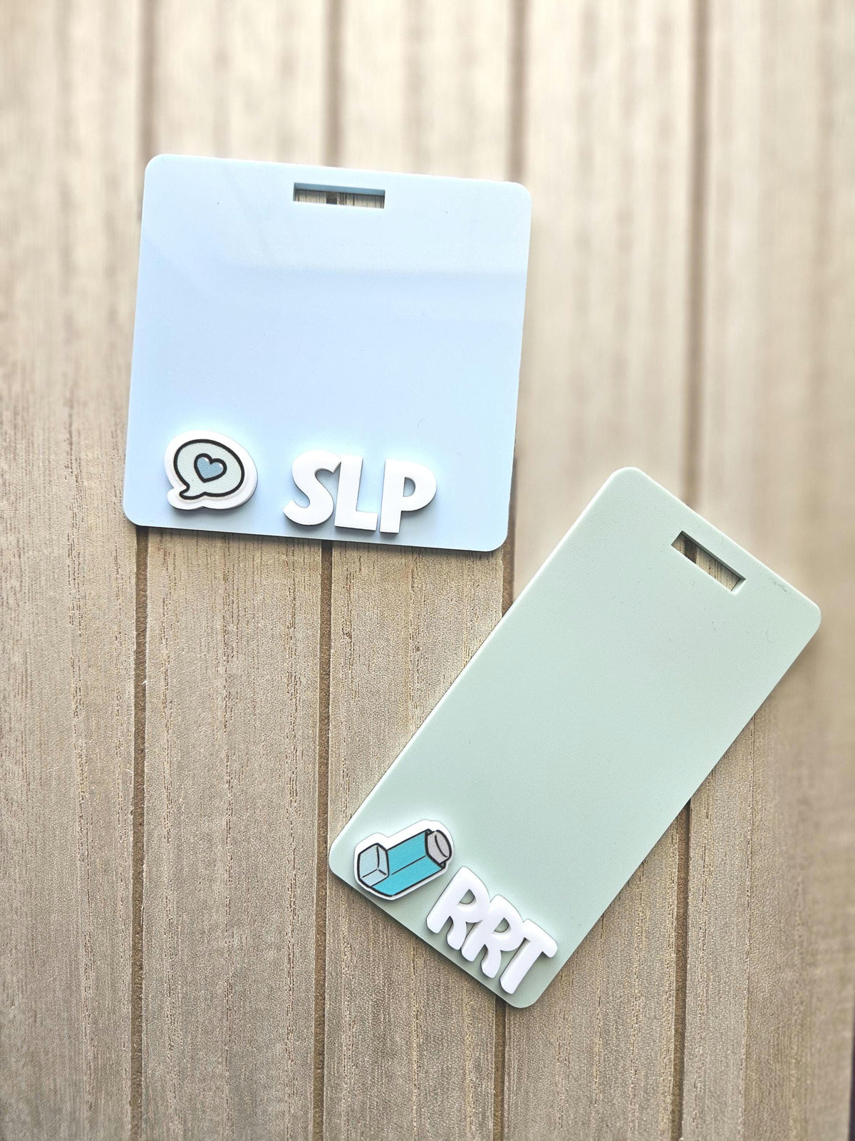 Custom 3D Badge Buddy, Badge Buddies, Badge Plates, ID Holder, Name Tag for Registered Nurse, Doctor, Teacher, dentist and midwife gift