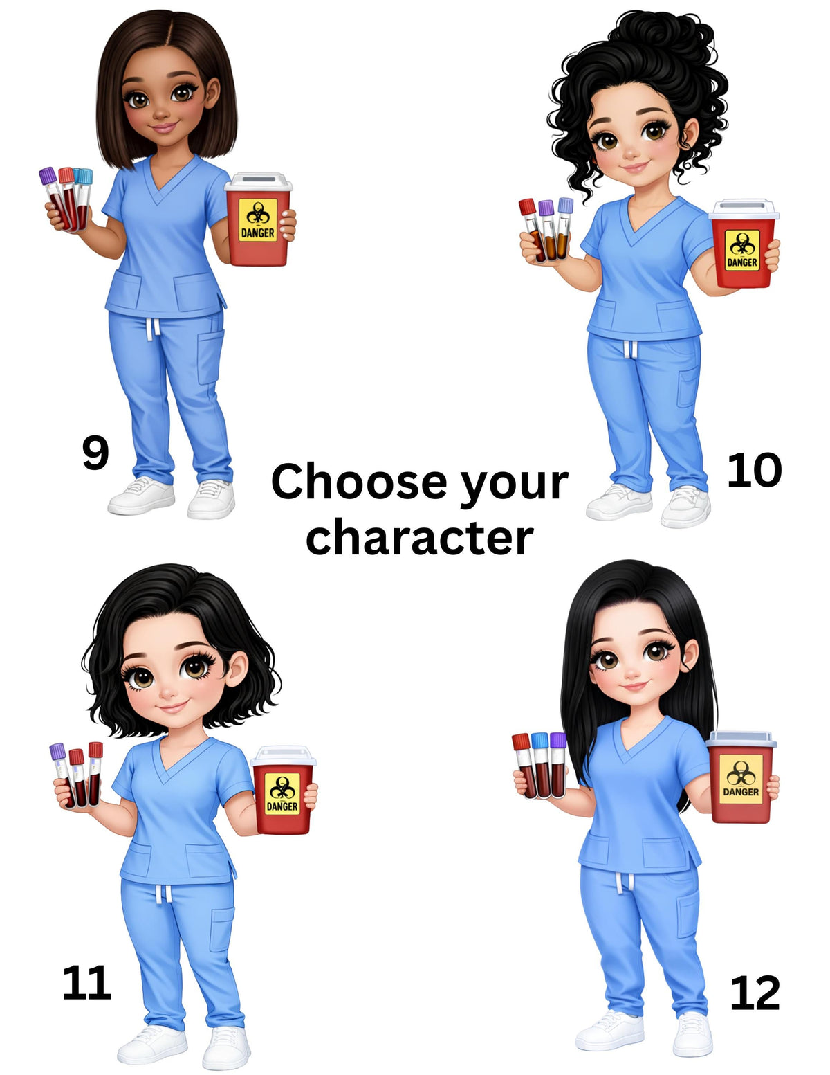 Personalized Phlebotomist Badge Buddy, Custom Reversible PBT Badge Buddy, Custom Phlebotomy ID Badge, Phlebotomist Gift, Badge Reel Option